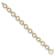 14K Two-Tone Oval and Twisted Round Link 7.5 in Bracelet