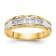 14K Yellow Gold AA Quality Mens Wedding Band