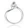 Pear Shape Freshwater Pearl Double Weave Band Ring In Sterling Silver
