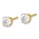 14K Yellow Gold 1.25ct. 5.5mm Round G H I True Light Moissanite
Screwback Earrings