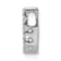 Rhodium Over 14K White Gold Diamond Letter I Initial Charm