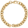 Beveled Curb Link Bracelet In 18K Gold Over Bronze