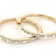 Classic Lab-Grown Diamond Hoop Earrings 0.50ctw In 14K Gold Over
Sterling Silver