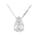 Pear Shape Lab-Grown Diamond Slide Pendant In Sterling Silver 0.50ctw