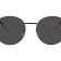 Gucci Black and Gold Tone Frame/ Gray Lens Sunglasses