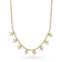 Rachel Zoe CZ Cluster Charm Bead Chain Necklace in 14K Gold Over
Sterling Silver