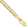 10k Yellow Gold 4.5mm Concave Mariner Link Bracelet