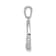 Rhodium Over 14k White Gold Diamond Claddagh Circle Pendant