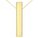 Gold Bar Pendant Necklace In 10K Gold