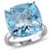 Sky Blue Topaz 14K White Gold Ring 18.45ctw