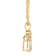 7x5mm Pear Shape Opal with Diamond Accents 14k Yellow Gold Pendant With Chain