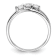 Rhodium Over 14K White Gold Lab Grown Diamond SI1/SI2, G H I, 3-Stone
Engagement Ring