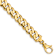 10k Yellow Gold 10.75mm Hand Polished Fancy Curb Link Bracelet