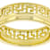 Greek Key Stacking Ring In 18k Gold Over Sterling Silver