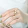 Freshwater Pearl Open Statement Ring In 14K Gold Over Sterling Silver