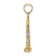 14k Two-tone Gold 3D and Textured Lighthouse Charm