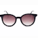 OSCAR by Oscar de la Renta Shiny Black Round Frame / Brown Gradient
Lenses Sunglasses