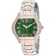 Christian Van Sant Women's Bianca Green Dial, Rose Two-tone Stainless
Steel Bracelet Watch