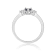 Blue Sapphire with White Sapphire Accents Sterling Silver Ring, 0.67ctw