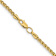 14k Yellow Gold 2.75mm Semi-solid Wheat Chain 30"
