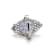 Rhodium Over Sterling Silver Mixed Shape Tanzanite Ring 4.31ctw