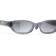 Chanel Transparent Black Gray Frame / Gray Gradient Lens Sunglasses