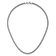 Rhodium Over Sterling Silver Polished 4.0mm Franco 16 Inch Chain