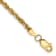 14k Yellow Gold 2.75mm Diamond-Cut Rope Link Bracelet
