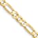 10k Yellow Gold 4.5mm Concave Open Figaro Link Bracelet