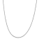 Sterling Silver Rhodium-plated 1.25mm Round Box Chain Necklace