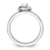 Sterling Silver Stackable Expressions Lab Created Opal Ring 0.09ctw