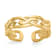 14K Yellow Gold Weave Toe Ring