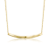Sleek Bar Necklace In 14K Gold Over Sterling Silver