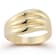 Bellissima Gold 14K Yellow Gold Triple Wave Ring