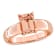 Morganite 14K Rose Gold Ring 1.55ctw