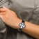 Charles Hubert Ladies Black IP Plated Stainless 36x36mm Watch