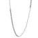 4-4.5mm Off-Round White Freshwater Pearl Sterling Silver Station Necklace