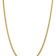 14k Yellow Gold 3.1mm Diamond-Cut Wheat Link 22 Inch Chain