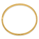 14K Yellow Gold 4/16 Florentine Hinged Bangle Bracelet