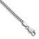 Rhodium Over 14k White Gold 2.5mm Solid Franco Chain