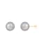 14k Yellow Gold 10-11mm Gray Freshwater Pearl Stud Earrings