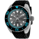 Oceanaut Men's Submersion Gray Dial, Blue Bezel, Black Rubber Strap Watch
