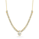 Rachel Zoe CZ Tennis Necklace with Pear Center Stone in 14K Gold Over
Sterling Silver