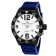 Oceanaut Men's Aqua One White Dial, Blue Silicone Watch