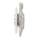 Pewter Turtle Magnetic Scarf Pin Brooch