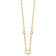 14K Yellow Gold Paperclip Link Heart 16-inch with 2-inch Ext. Necklace