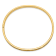 14K Yellow Gold 3/16 Diamond-cut Concave Hinged Bangle Bracelet