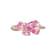 Created Pink Sapphire and Pink Cubic Zirconia Rhodium Over Sterling
Silver Ring 1.57ctw