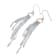 Two-Tone Tassel Drop Earrings In Sterling Silver And 18K Rose Gold Over
Sterling Silver