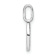 14K White Gold Diamond Lower Case Letter A Initial Pendant